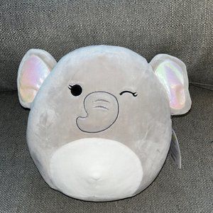 Squishmallows Mila The Elephant 8” 2021 Edition Gray Soft Plush KellyToy Wink